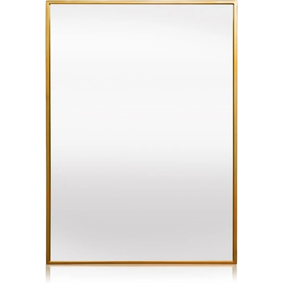 Casa Chic Croxley Стенно огледало с метална рамка, правоъгълно, 90 x 60 см (EL-MIR-MET-90X60-GLD) (EL-MIR-MET-90X60-GLD)