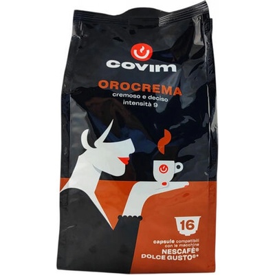 Covim Orocrema 16 бр в плик Кафе на капсули съвместими с Dolce Gusto