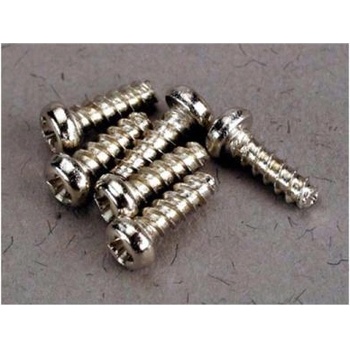 Traxxas кръстата винт 2x6mm полукръгла глава цинк. (6)