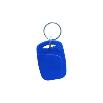 Přívěsek na klíče Hybridní RFID MIFARE 13,56MHz + EM 125kHz, modrý SEBURY TAG1