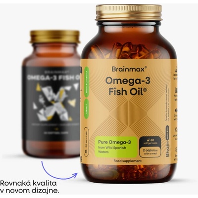 BrainMax Omega-3 Fish Oil 60 softgel kapsúl