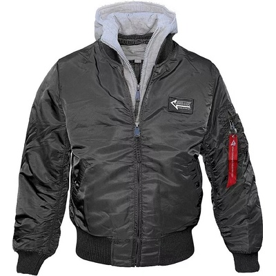 Bunda Commando MA-1 Hooded černá