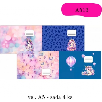 Obaly na sešity A5 A513