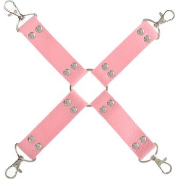 Image 1 of Mokko X образен кожен разпределител "mokko fetish pink