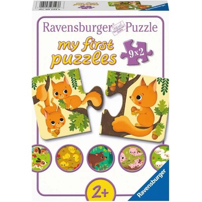 Ravensburger - Puzzle 9x2 My First Puzzles: Animals - 1 - 39 piese