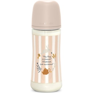 Suavinex Wonderland SX Pro Physiological Anti-Colic бебешко шише L Dense Flow 6 m+ Pink