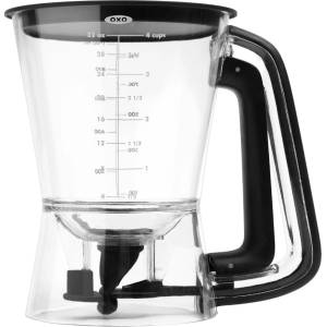Oxo Диспенсър за тесто good grips 1, 0 л, черен, пластмаса, oxo (oxo11231000)