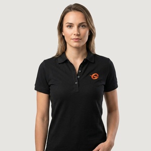 GymBeam Дамска тениска Polo Black XXL