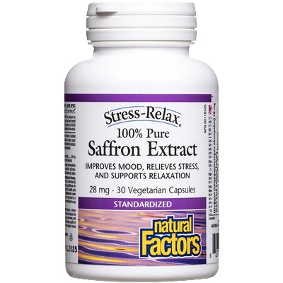 Natural Factors Шафран (стандартизиран екстракт) 28 mg 30 V капсули | Natural Factors (2855 NF)