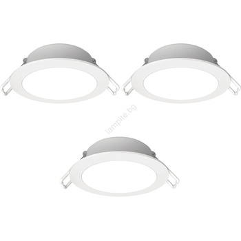 Aigostar -К-кт 3x LED Екстериорна лампа за вграждане LED/4, 8W/230V 3000K IP65 бял (AI1899)
