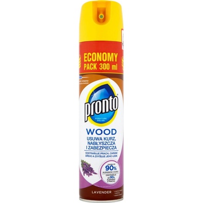 Pronto Wood sprej proti prachu na dřevo levandule 300 ml