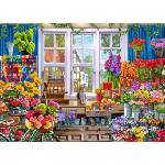 Bluebird Puzzle - Puzzle Steve Crisp: Flower Shoppe - 500 piese