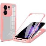 Techsuit Калъф за Oppo Reno13 F 4G / Reno13 F 5G / Reno13 FS 5G - ColorVerse 360 Series + Screen Protector - Розов