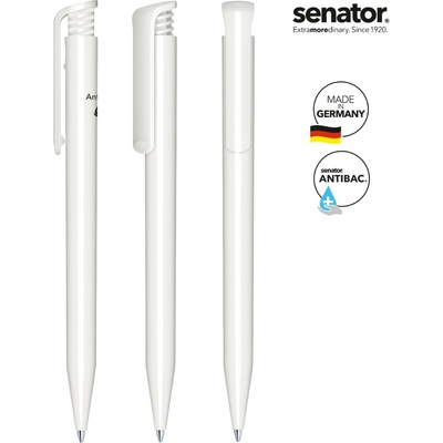 SENATOR Химикалка Senator Super Hit Antibac 3306, бяла (29376-А)