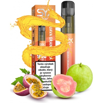 Syx Bar Guava Granadilla 16,5 mg 900 potáhnutí