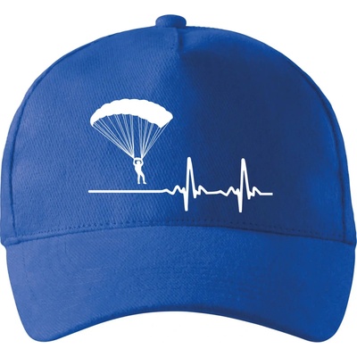 Paragliding EKG so zahnutým šiltom a látkovou sponou Kráľovská modrá
