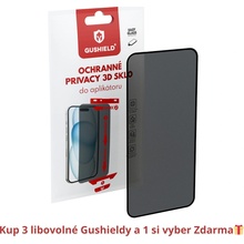 Gushield Ochranné privacy 3D sklo do aplikátoru iPhone 15 Plus (zatmavující) GUGRP014