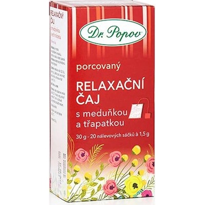 Dr.Popov Relaxační čaj s meduňkou a třapatkou 30 g