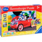 Ravensburger Пъзел Ravensburger от 2 x 12 части - Мики и приятели (7565) - ozone