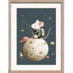 Styler Детска картина 30x40 cm Astro Mouse - Styler (OB-14980)