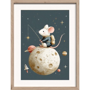 Styler Детска картина 30x40 cm Astro Mouse - Styler (OB-14980)