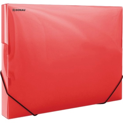 DONAU Кутия Donau с ластик, PP, А4, ВАР (00868-А-ПРЧЕРВЕН)