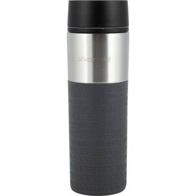 Kamille Termohrnek 420 ml šedý