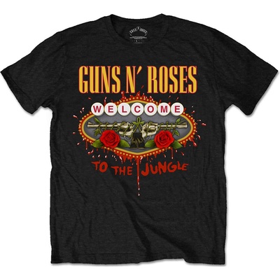 Rock Off metal Guns N' Roses Welcome To The Jungle čierne