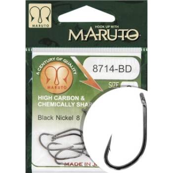 MARUTO CARP 8714BD HC T.D.E.5° BARBED FORGED BLACK NICKEL vel.2 10ks