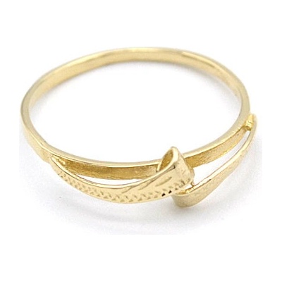 B&B Goldinvestic Zlatý špičky s rytím N4971