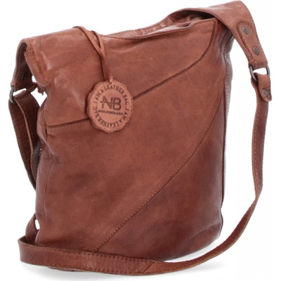 Noelia Bolger kabelka crossbody koňaková NB 2101 KO