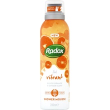 Radox Feel Vibrant Blood Orange & Ginger Scent pečující sprchová pěna 200 ml