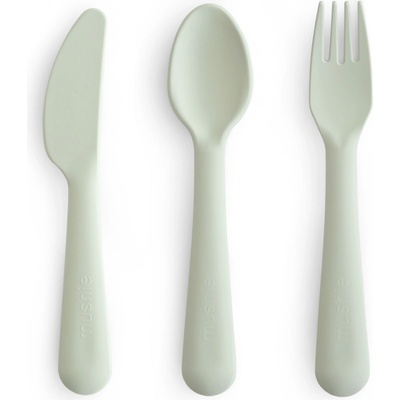 Mushie Set příborů Cutlery Sage 3 ks