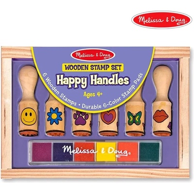 Melissa & Doug Дървени Печати - Melissa & Doug