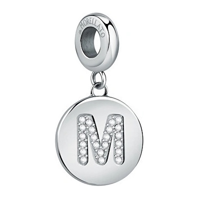 Morellato Oceľový prívesok písmeno "M" Drops SCZ1145