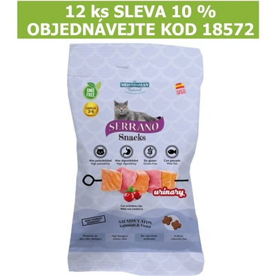 Serrano Snack Cat Urinary Salmon & Tuna 50 g