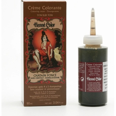 Henné Color tónovací přeliv z henny tmavý kaštan 90 ml
