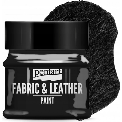 pentart Barva na textil a kůži černá 50 ml – Zboží Dáma