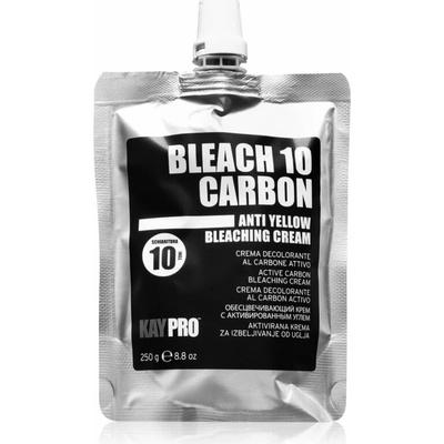 Kaypro Bleach 10 Carbon Anti Yellow Bleaching Cream zesvětlující krém na vlasy 250 g
