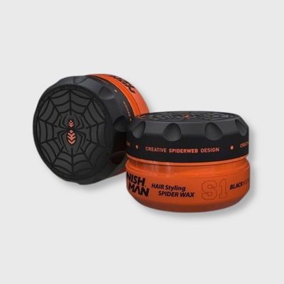 Nishman Hair Styling Spider Wax S1 Black Widow silný vosk na vlasy 150 ml