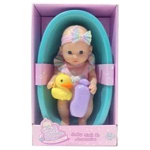 Mattel Baby Doll with Baby Bathtub + Accessories