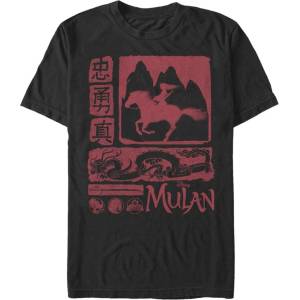 ZOOT. Fan Черна мъжка тениска Disney Mulan Block ZOOT. Fan | Cheren | МЪЖЕ | L