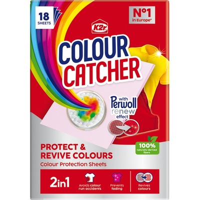 K2R Prací ubrousky Colour Catcher 2in1 Protect & Revive Colours 18 ks – Zbozi.Blesk.cz