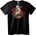 NOONEBRAND Тениска San Judas Tadeo с рози - L, Black