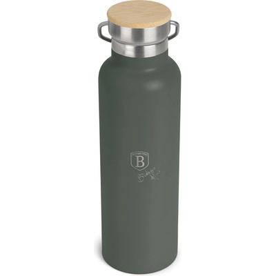 Berlinger Haus BH-7219 Матово зелено Колекция Кулачи с бамбукова капачка, 0, 6L - Матово зелено (BH-7219)