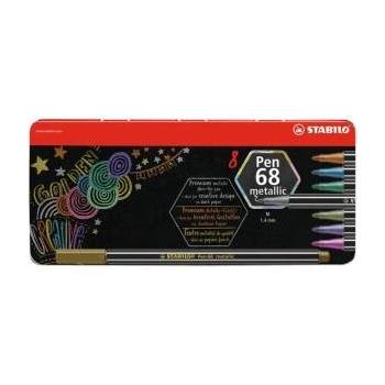 STABILO Комплект Химикали с Филц Stabilo Pen 68 metallic 8 Части Многоцветен ef4d20