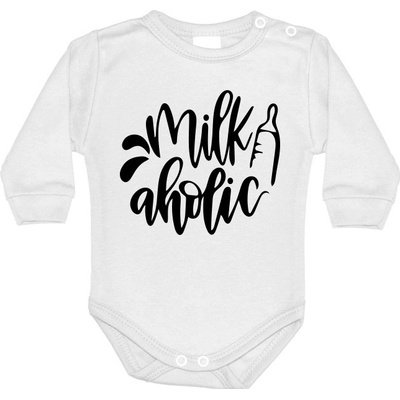 Dětské body Milkaholic Bílá m Canvas Dětské body Bezvatriko.cz