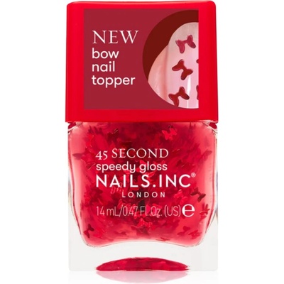 Nails Inc. Nails Inc. 45 Second Speedy Gloss бързозасъхващ лак за нокти цвят Bonnie 14ml