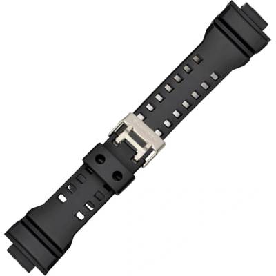 Casio Черна пластмасова каишка за часовник Casio 10437686 16 мм