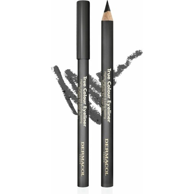 Dermacol Dřevěná tužka na oči True Colour Eyeliner 3 Grey 4 g – Zbozi.Blesk.cz